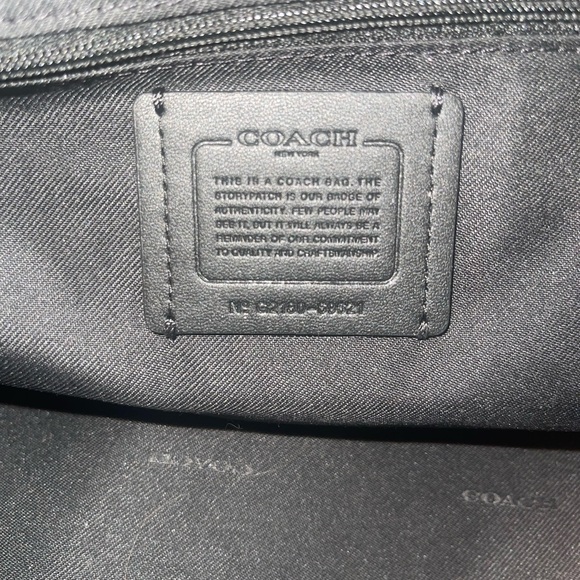 Coach Lane Brown Leather Satchel purse - Picture 4 of 13